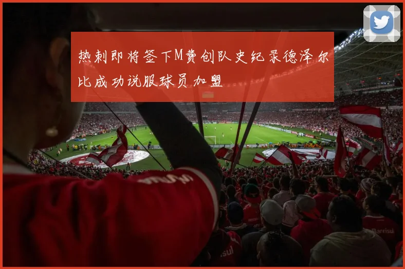 热刺即将签下M费创队史纪录德泽尔比成功说服球员加盟